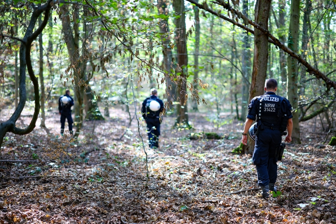 Vokietijos policija neutralizavo 21 sprogstamąjį įtaisą ant elektros laidų