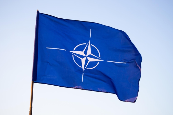 Vokietijos kancleris giria NATO vienybę Rusijos atžvilgiu