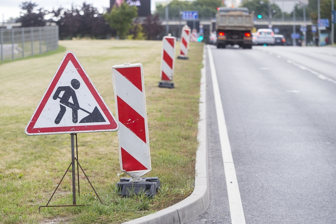 Rekonstrukcija šioje Vilniaus gatvėje užtruks