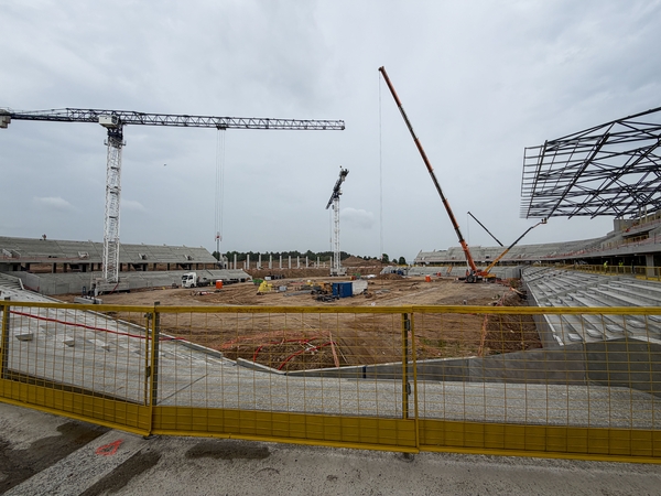 Avulis: dėl infliacijos suvaldyti Nacionalinio stadiono statybų kaštus darosi itin sudėtinga