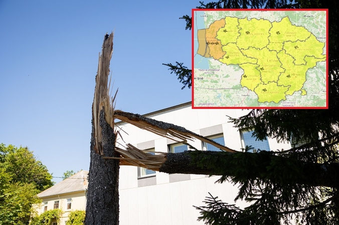 Dėl orų – įspėjimai: kai kur reiškinys pasieks stichinį lygį