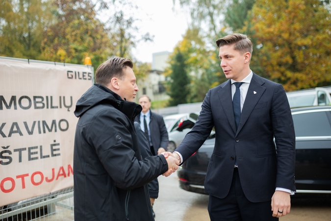 Benkunskas su Sinkevičiumi lankėsi Nacionalinės koncertų salės statybose