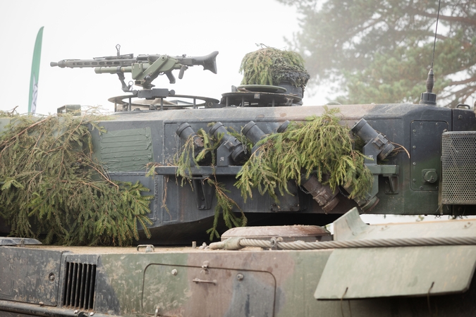 Pirmas kartas: mūsų šalies teritorijoje iš „Leopard“ tankų šaudė lietuvių įgulos
