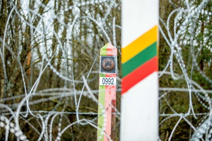 Pasienyje su Baltarusija apgręžtas 21 neteisėtas migrantas 