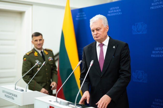 Spaudos konferencija po Valstybės gynimo tarybos posėdžio