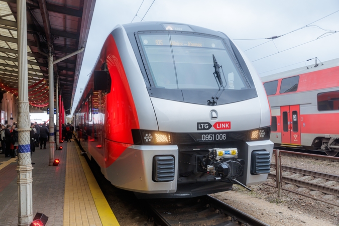 Pirmojo „Stadler“ traukinio kelionės renginys