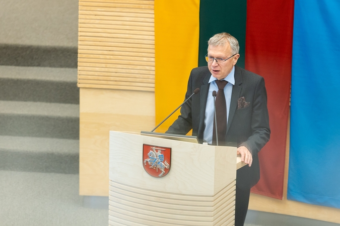 Seime prisieks Masiulis: parlamente dirbs vietoje Bilotaitės