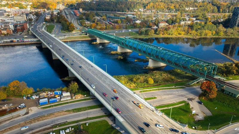 Atnaujintas M. K. Čiurlionio tiltas: eismas grįžta į įprastą tvarką