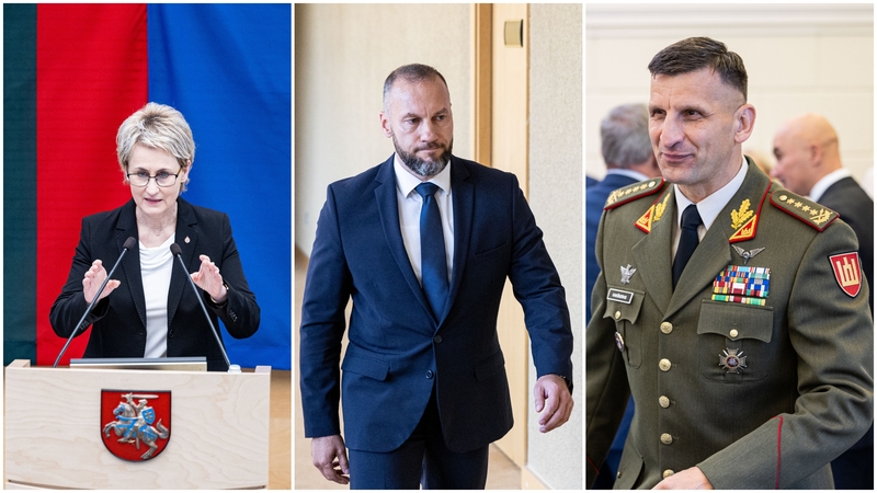 Įtakingiausi valstybės tarnautojai: Nida Grunskienė, Linas Pernavas, Raimundas Vaikšnoras