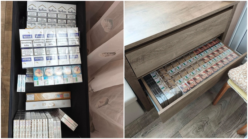Kontrabandinės cigaretės – net miegamajame