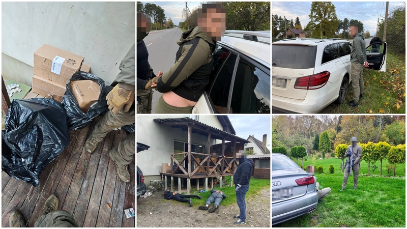 Intensyvi pasieniečių operacija – sėkminga: konfiskuotos dėžės cigarečių, rasta narkotinių medžiagų