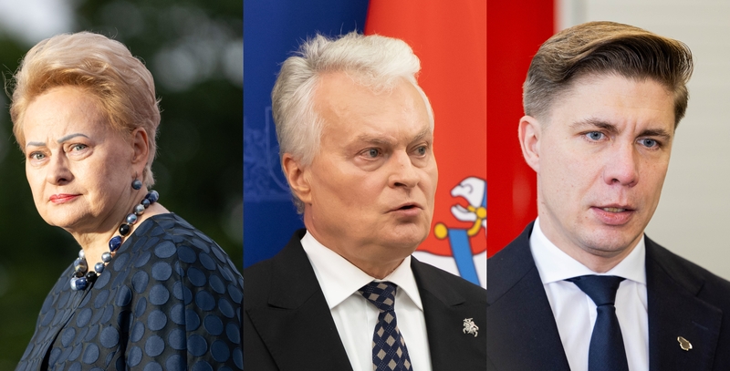 Dalia Grybauskaitė, Gitanas Nausėda, Mindaugas Sinkevičius