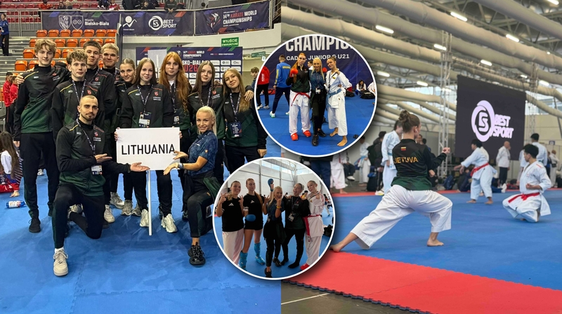 Lietuvos karatė rinktinė pasaulio čempionate iškovojo keturias pergales