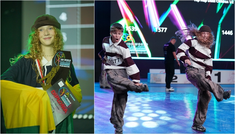 Klaipėdietė Ieva Vaškytė – pasaulio hiphopo vicečempionė