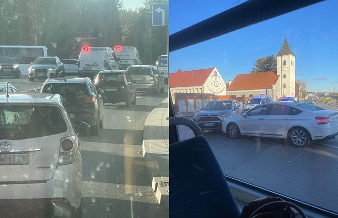 Vairuotojai prie Aleksoto tilto: spūstys – „baisulinės“