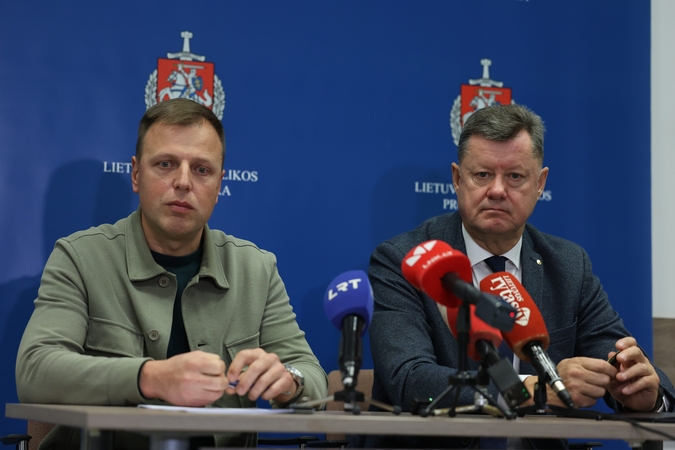 Spaudos konferencija apie baigtą ikiteisminį tyrimą dėl dviejų merginų nužudymo Kaune