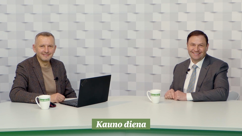 Gražvydas Muižys (kairėje) ir Paulius Grigas (dešinėje)