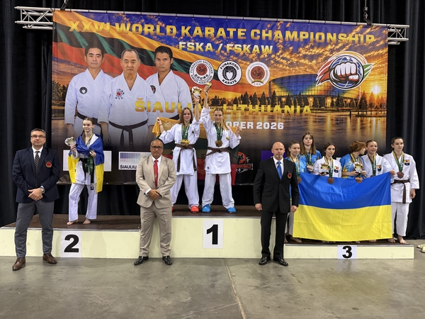 Kauno karatė klubo „Atide“ sportininkai pasaulio čempionate iškovojo 14 medalių