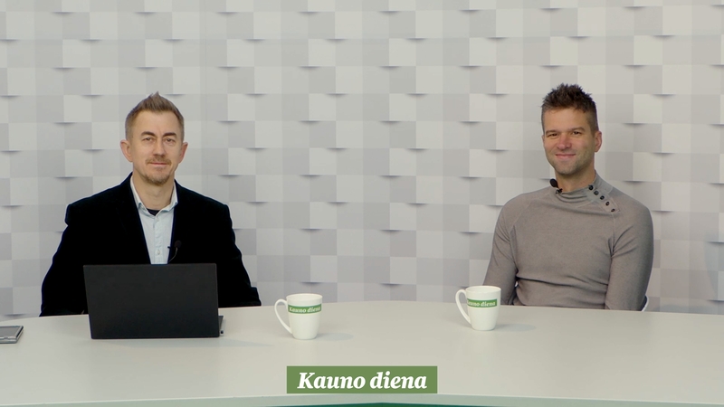 Zigmas Jurevičius (kairėje) ir Mantas Kalnietis
