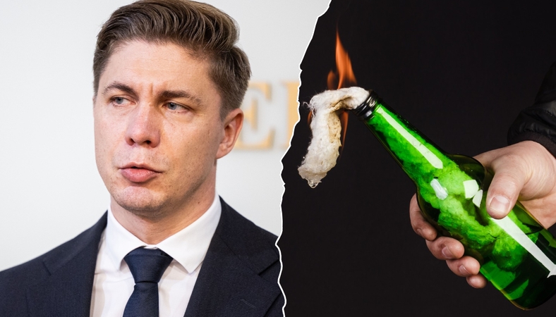 Sinkevičius: „Starlink“ įrangą mėginta padegti naudojant Molotovo kokteilius