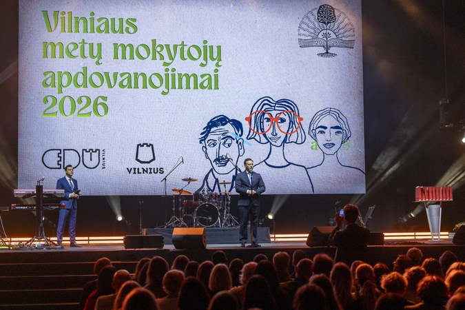 Sostinėje pagerbti ateities talentus auginantys mokytojai