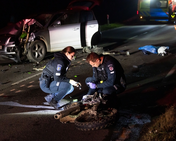 Vilniaus rajone žuvo motociklo vairuotojas