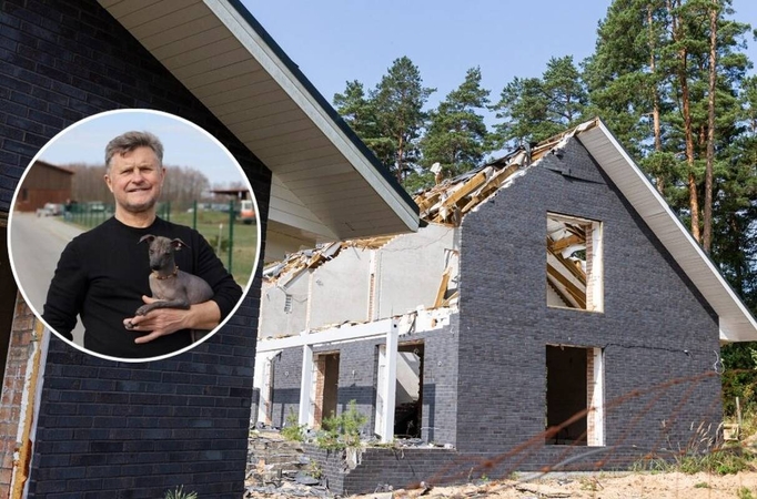 Antano Boso namas nugriautas daugiau nei prieš dvejus metus, tačiau ginčas dėl žalos tebevyksta