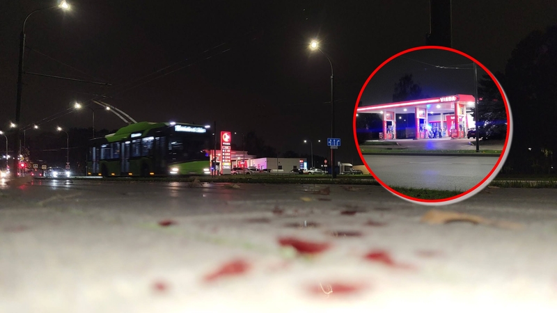 Eigulių mikrorajono kriminalas: įėjęs į degalinę kruvinas vyras nukrito ir neištarė nė žodžio 