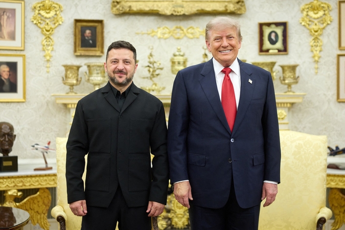 Politologas: ukrainiečiams patinka, kai Zelenskis nesileidžia stumdomas Trumpo