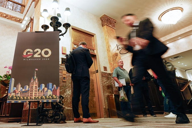 G20 susitikimas: JAV siekia kovoti su pertekline gamyba, dėmesys nukreiptas į Kiniją