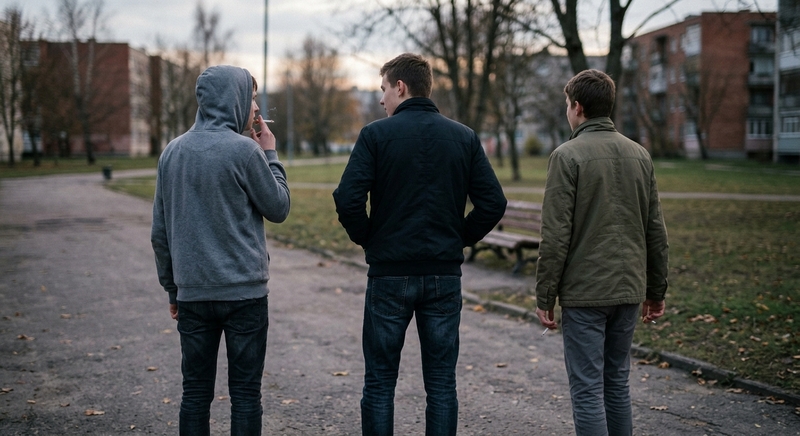 Nemalonumai: klaipėdiečiai pakraupę dėl nepilnamečių elgesio – paaugliai rūko viešose vietose nesislapstydami.