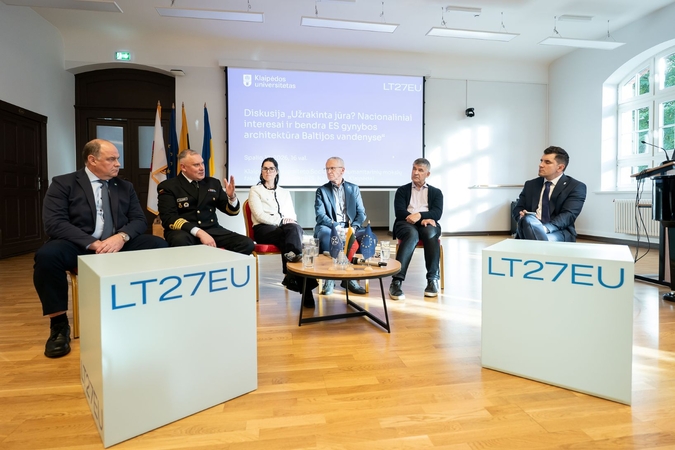 Svarstymai: KU diskutuota apie Baltijos jūros saugumą, kaip apsaugoti atvirus vartus.