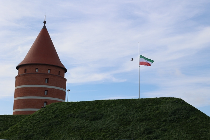 Proga: minint atmintiną datą, piliavietėje buvo iškelta Mažosios Lietuvos vėliava.