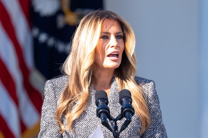Baltieji rūmai: Melania Trump padėjo pasiekti susitarimą dėl paliaubų Oleškuose