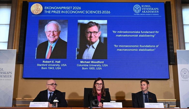 Nobelio ekonomikos premija skirta dviem amerikiečių ekonomistams