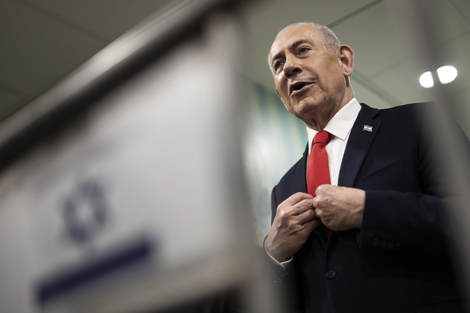 Netanyahu partija prašo pratęsti balsavimą Izraelio parlamento rinkimuose