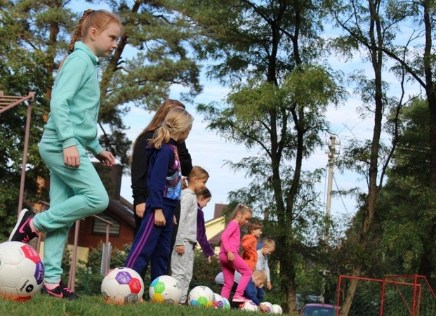 Futbolas įtraukė gausų būrį vaikų