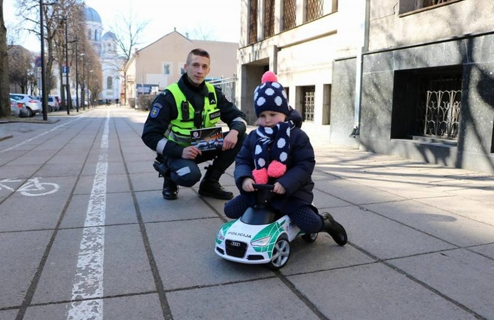 Mažiesiems kauniečiams apie saugų eismą – aktyviai ir žaismingai