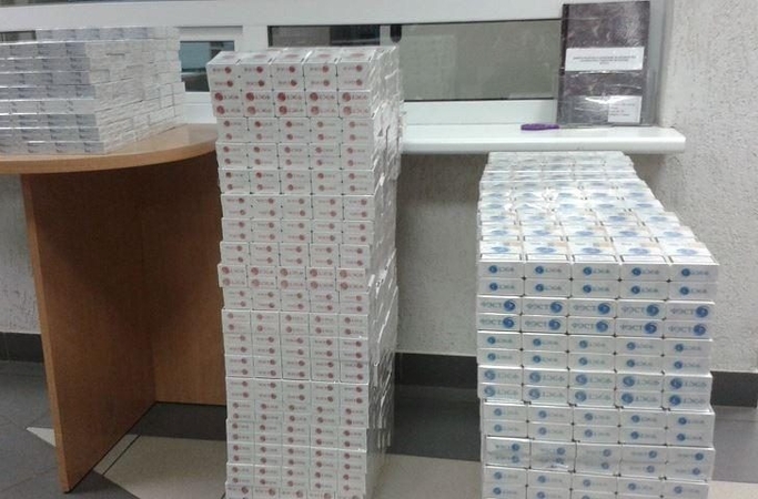 Sulaikytas kontrabandines cigaretes automobiliu gabenęs baltarusis