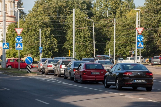 Vilniaus žiedinėse sankryžose įsigaliojo pokyčiai