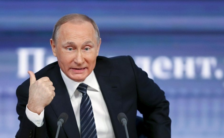 V. Putinas: Rusija nesvarsto įvesti sankcijų Ukrainai