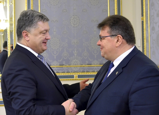 L. Linkevičius Kijeve: Ukrainai reikalingas nuolatinis dėmesys ir parama