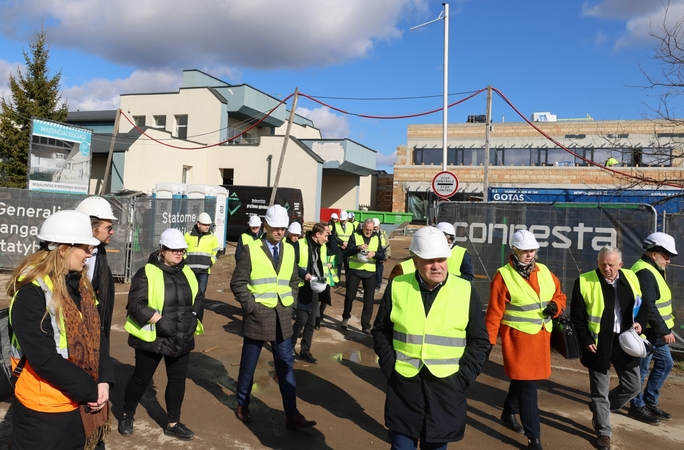 Rami: savivaldybė didelių nuogąstavimų dėl darbų tempo neturi, nes pasitarimai su statytojų darbo grupe vyksta kiekvieną savaitę.