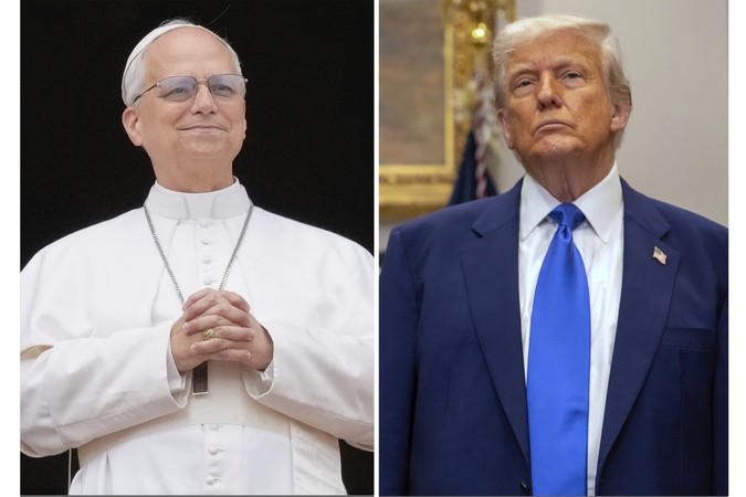 Trumpas pakvietė popiežių apsilankyti Baltuosiuose rūmuose