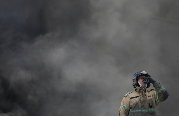 Ukrainos dujų perdirbimo stotyje nugriaudėjus sprogimui žuvo du žmonės