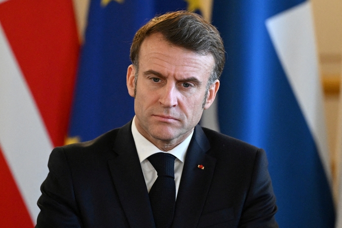 Didėjant neapibrėžtumui pasaulyje, Macronas kreipsis į tautą