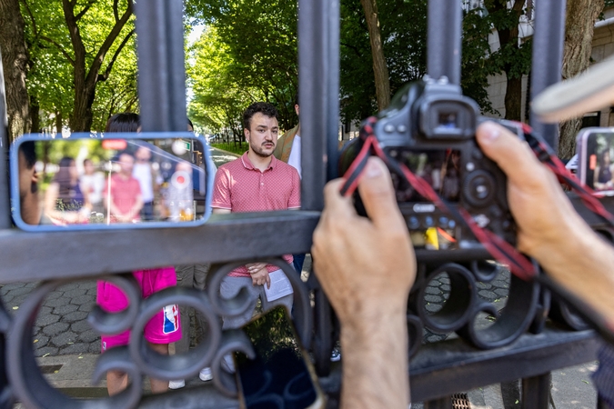 JAV sulaikytas propalestinietiškų universitetų protestų lyderis
