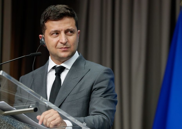 Apklausa: daugiau kaip 40 proc. ukrainiečių laiko V. Zelenskį didžiausiu metų nusivylimu