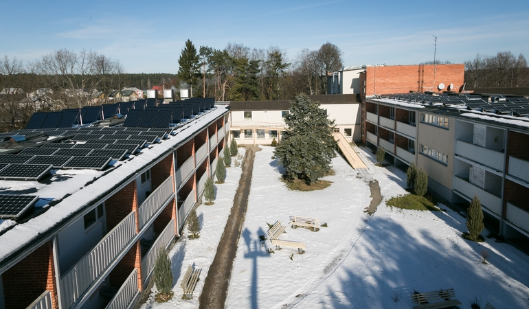 Saulės energijos moduliai Antaviliuose