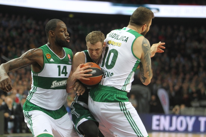 "Žalgiris" po atkaklios kovos turėjo pripažinti "Panathinaikos" pranašumą